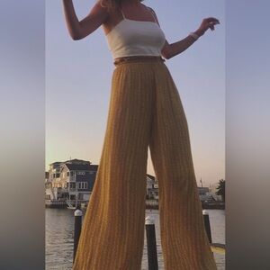 Urban Outfitters Mustard Wide-Leg Pants